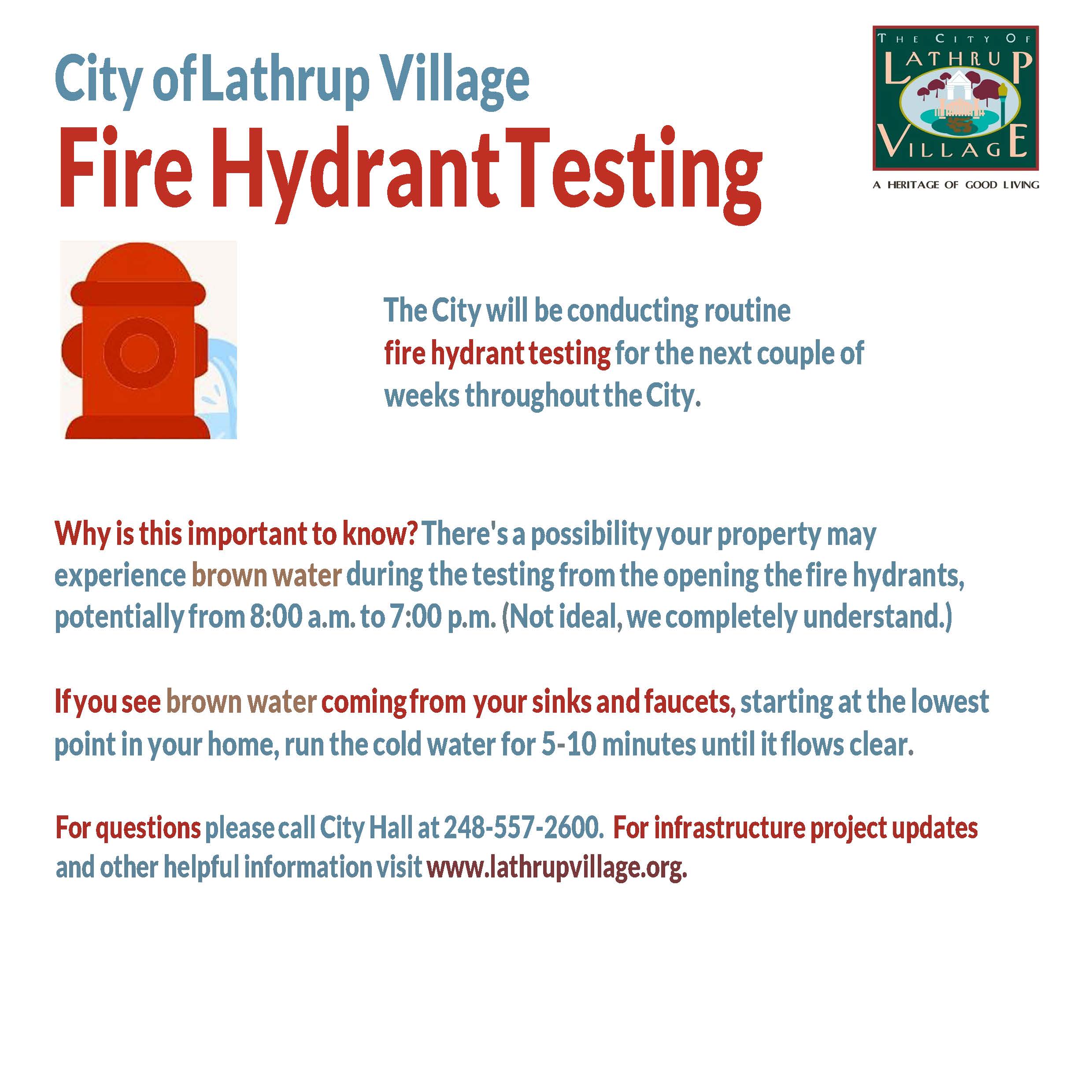 Fire Flow Testing notice _REVISED